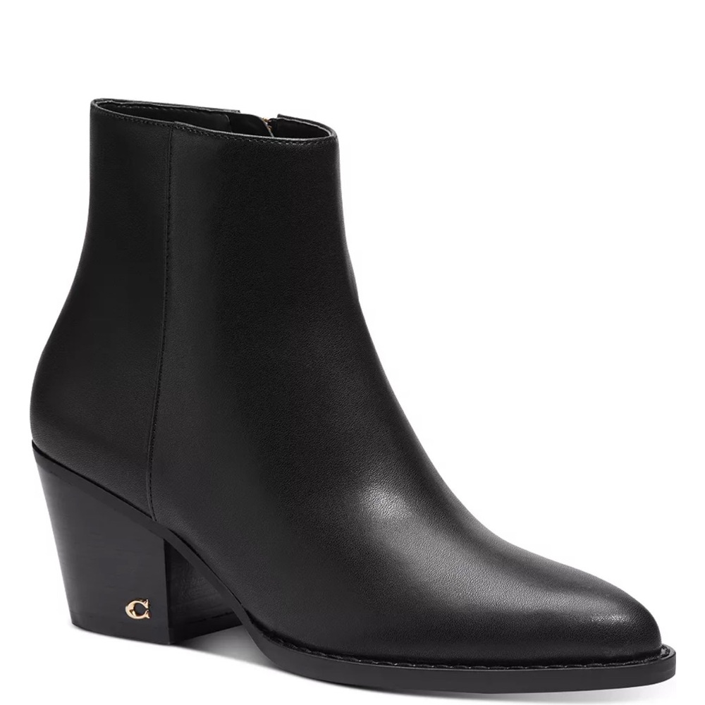 COACH Women’s Pacey Pointy Toe Ankle Boots